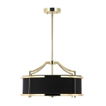 Lampa wisząca STANZA GOLD DARK NERO S Open Design Highlights
